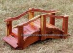 handcrafted 1ft mini cedar garden bridge
