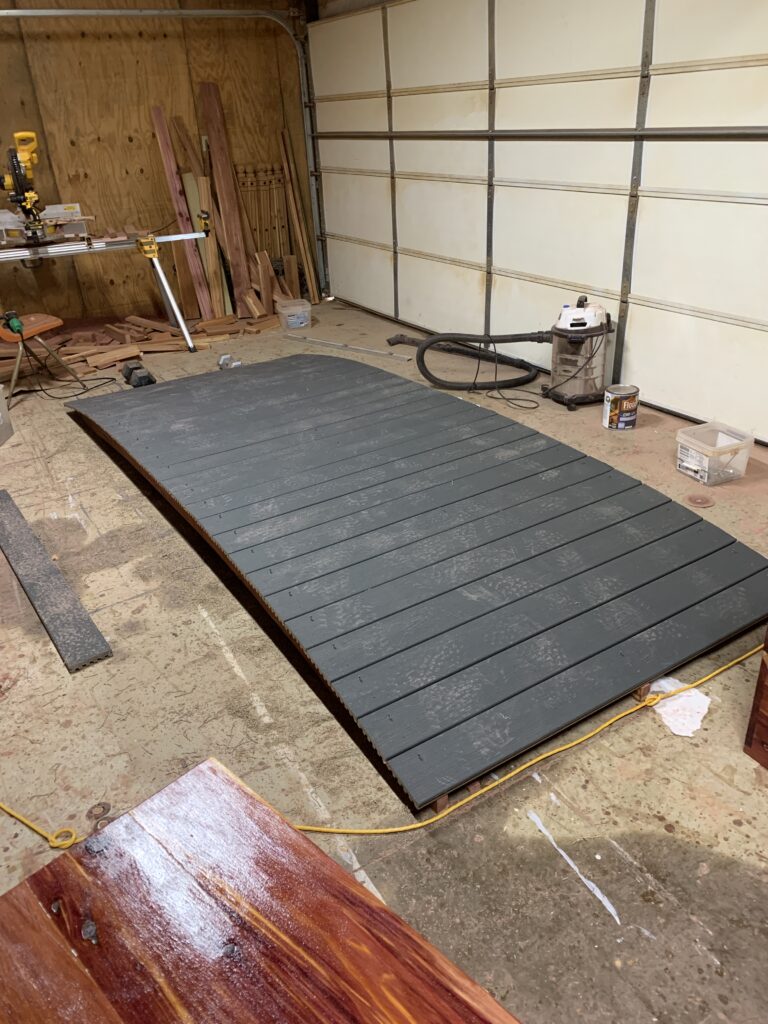 12ft trex composite garden bridge