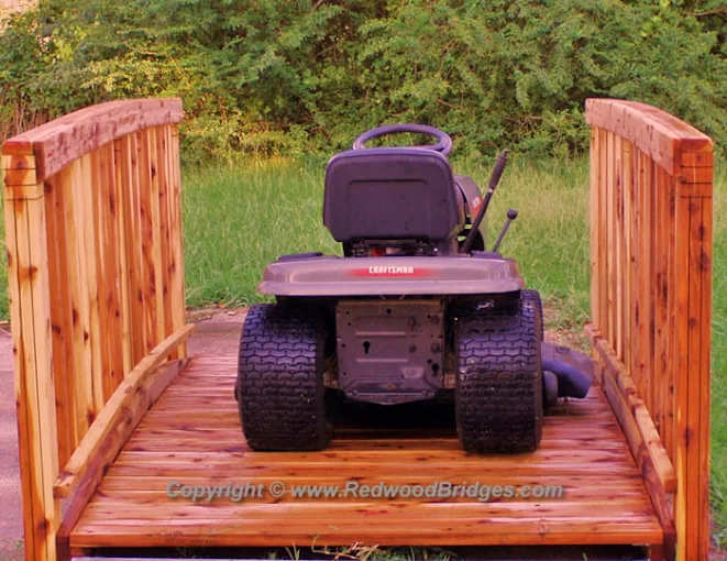 heavy duty lawn tracker spindle rail bridge